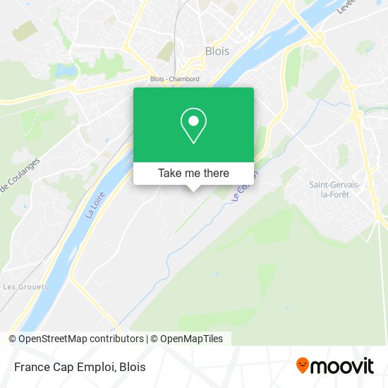 France Cap Emploi map