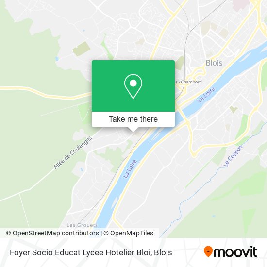 Foyer Socio Educat Lycée Hotelier Bloi map