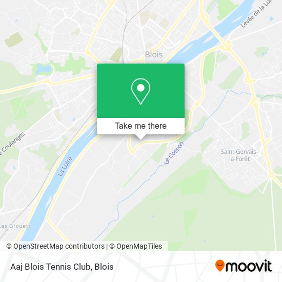 Aaj Blois Tennis Club map