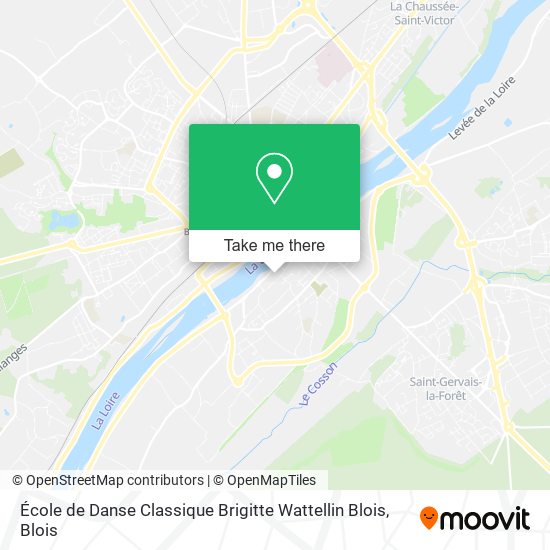 École de Danse Classique Brigitte Wattellin Blois map