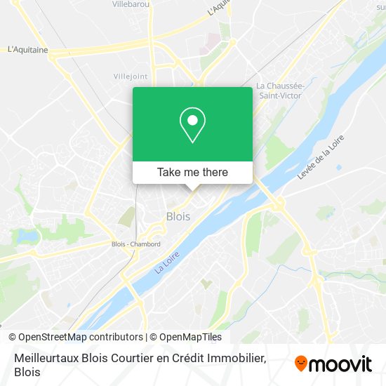 Meilleurtaux Blois Courtier en Crédit Immobilier map