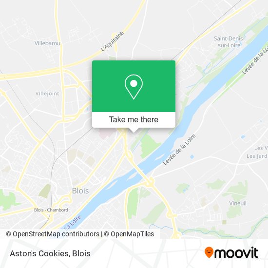 Aston's Cookies map