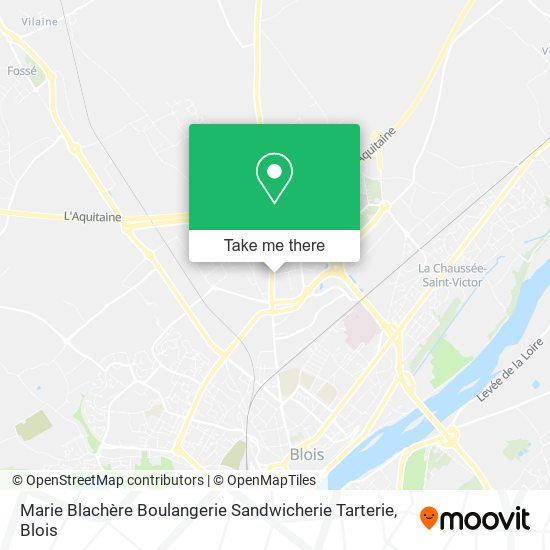 Mapa Marie Blachère Boulangerie Sandwicherie Tarterie