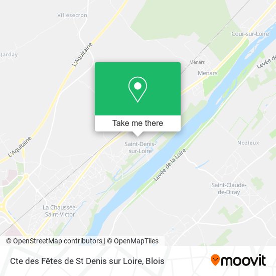 Cte des Fêtes de St Denis sur Loire map