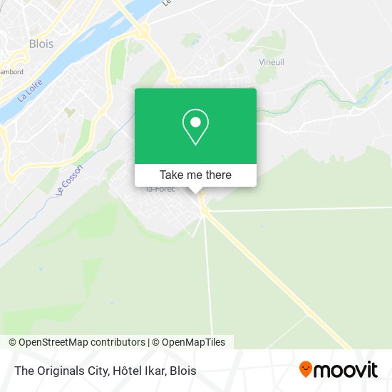 The Originals City, Hôtel Ikar map