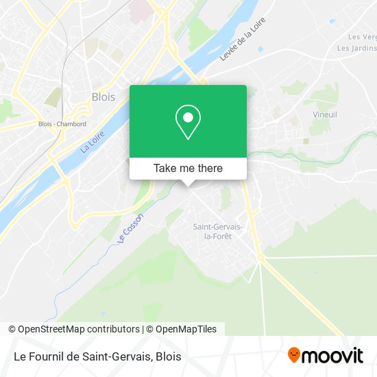 Le Fournil de Saint-Gervais map