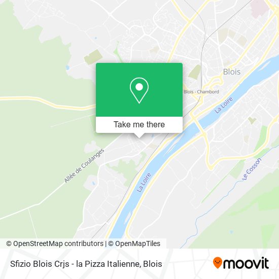 Sfizio Blois Crjs - la Pizza Italienne map