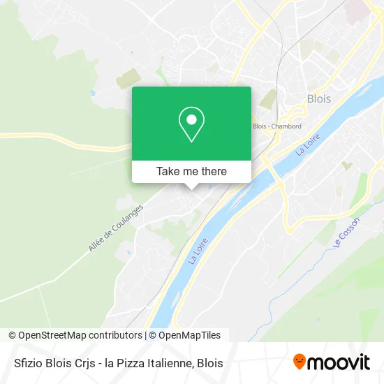 Sfizio Blois Crjs - la Pizza Italienne map