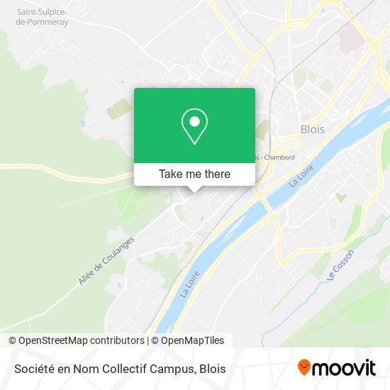 Société en Nom Collectif Campus map