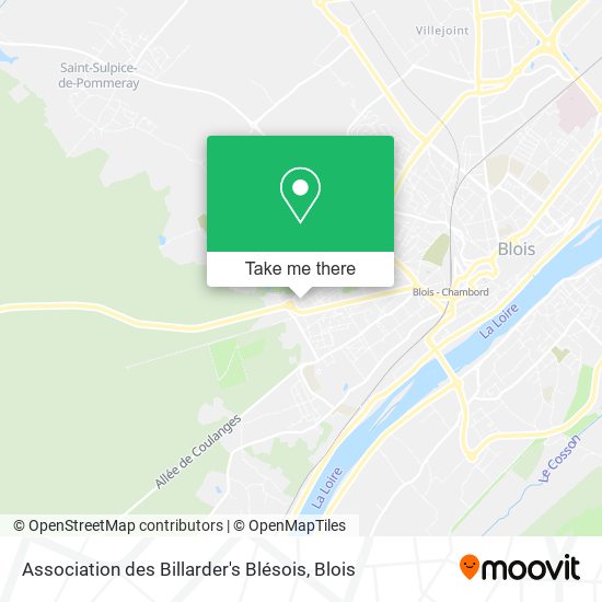 Association des Billarder's Blésois map