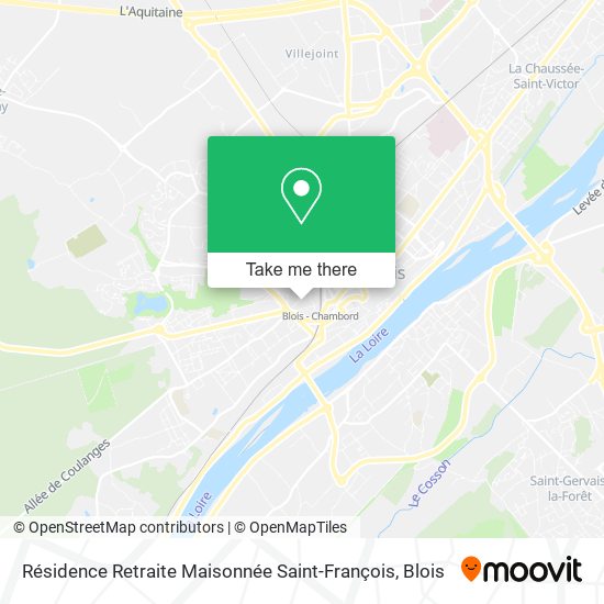 Résidence Retraite Maisonnée Saint-François map