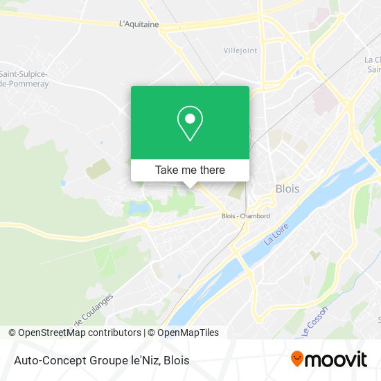 Auto-Concept Groupe le'Niz map