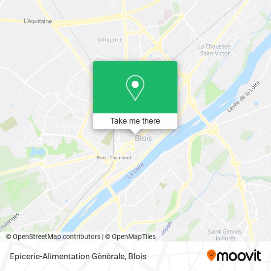 Epicerie-Alimentation Gènèrale map