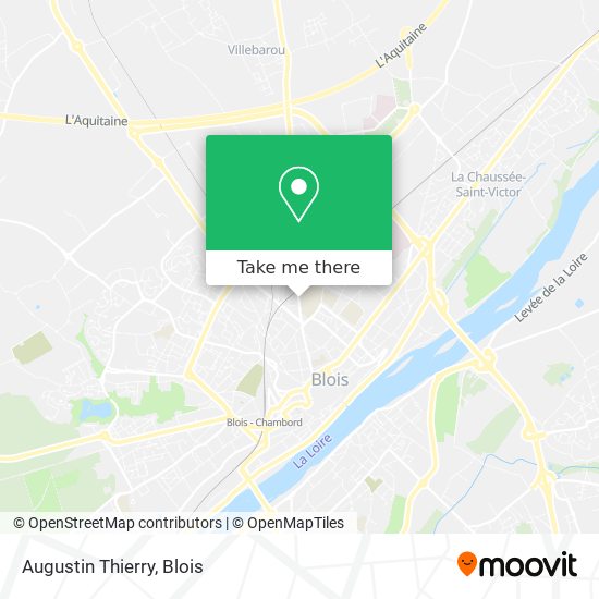 Mapa Augustin Thierry