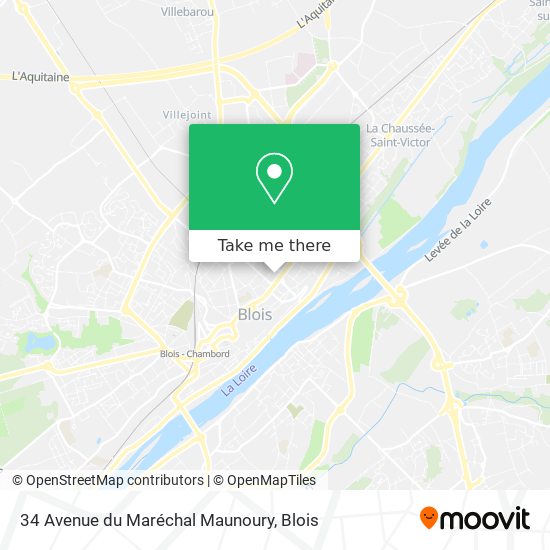 34 Avenue du Maréchal Maunoury map