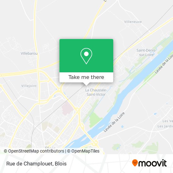 Rue de Champlouet map