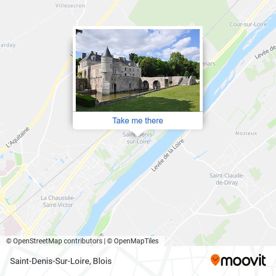 Mapa Saint-Denis-Sur-Loire