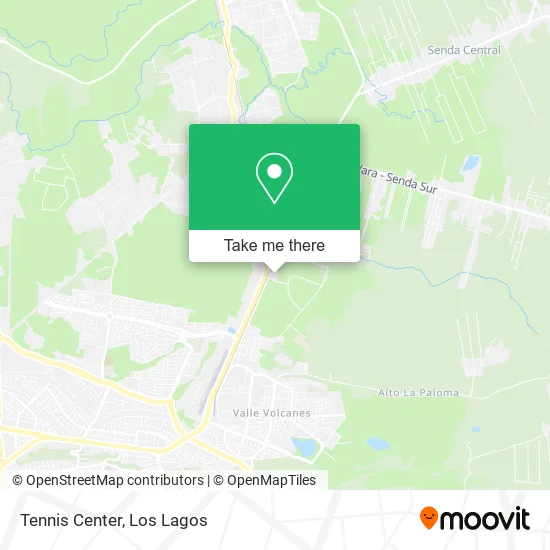 Tennis Center map
