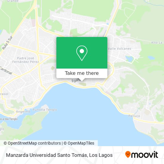 Mapa de Manzarda Universidad Santo Tomás