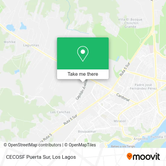 CECOSF Puerta Sur map