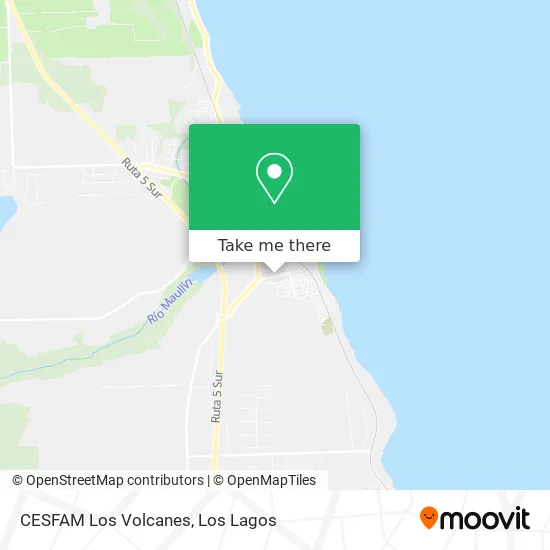 CESFAM Los Volcanes map