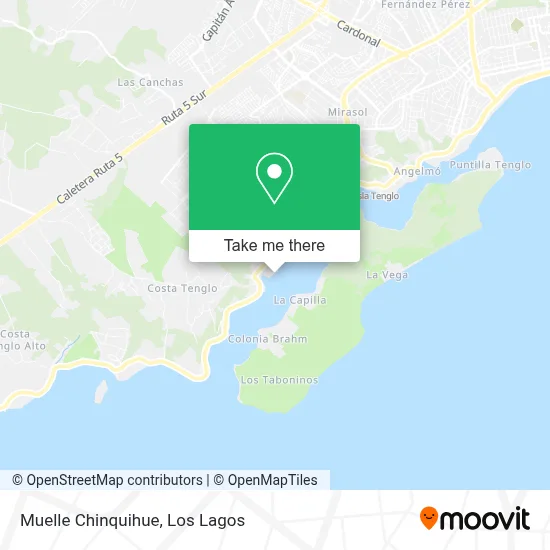 Muelle Chinquihue map