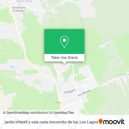 jardin infantil y sala cuna rinconcito de luz map