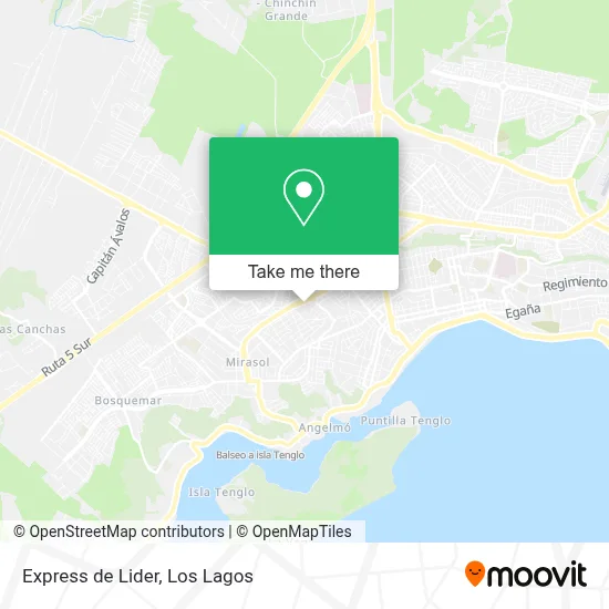 Express de Lider map