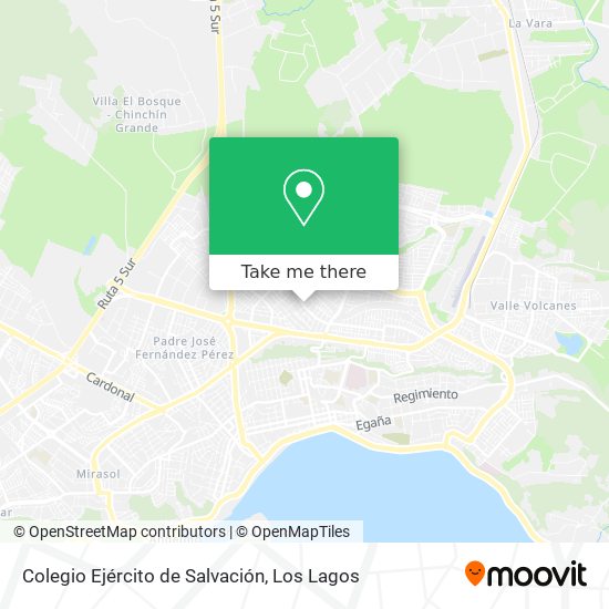 Colegio Ejército de Salvación map