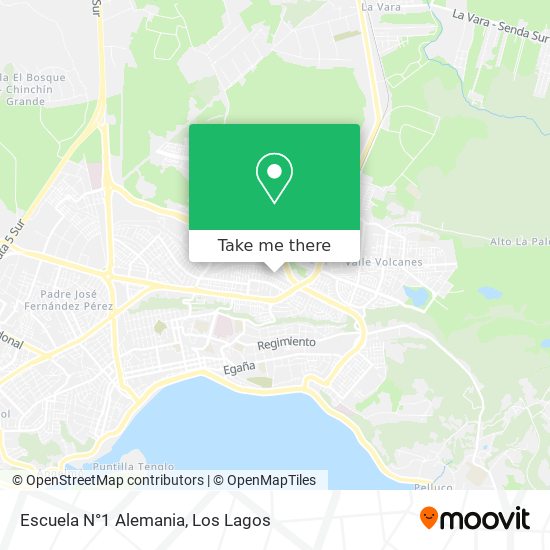 Mapa de Escuela N°1 Alemania