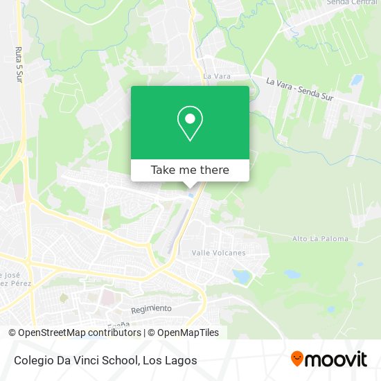 Colegio Da Vinci School map
