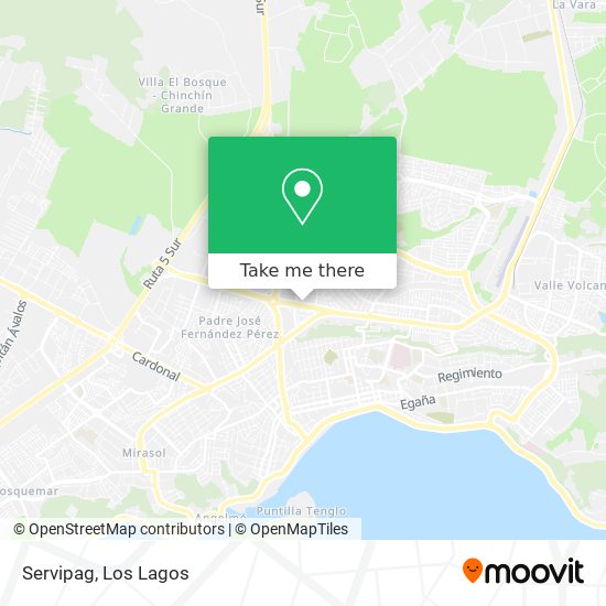Mapa de Servipag
