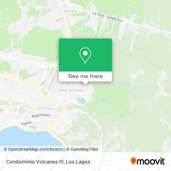 Mapa de Condominio Volcanes III