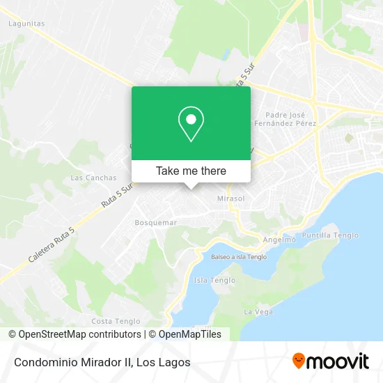 Condominio Mirador II map