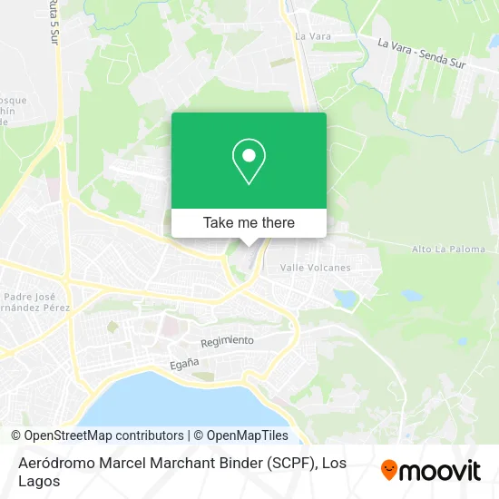 Aeródromo Marcel Marchant Binder (SCPF) map