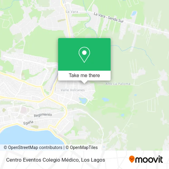 Centro Eventos Colegio Médico map
