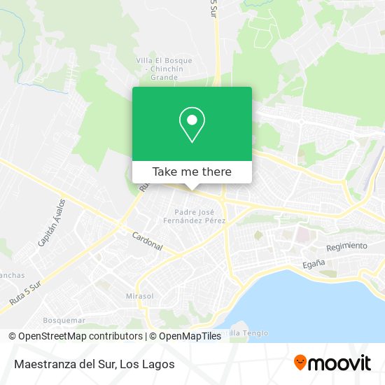 Maestranza del Sur map