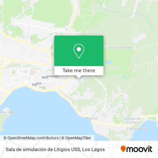 Mapa de Sala de simulación de Litigios USS