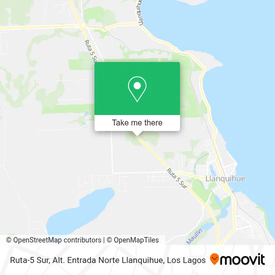 Ruta-5 Sur, Alt. Entrada Norte Llanquihue map