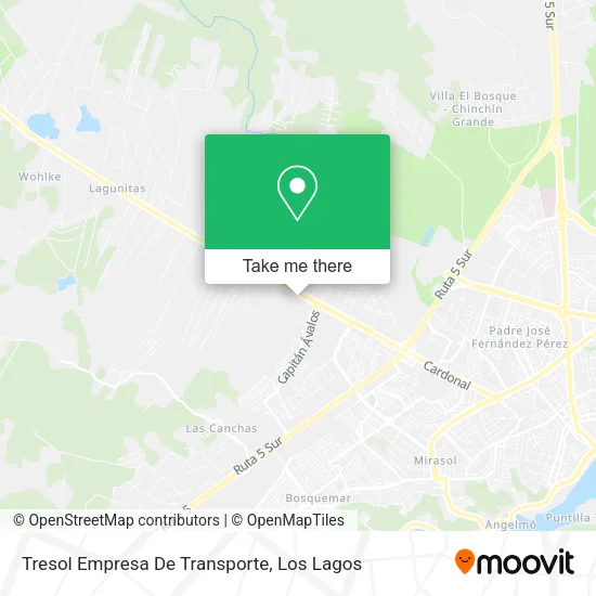 Mapa de Tresol Empresa De Transporte