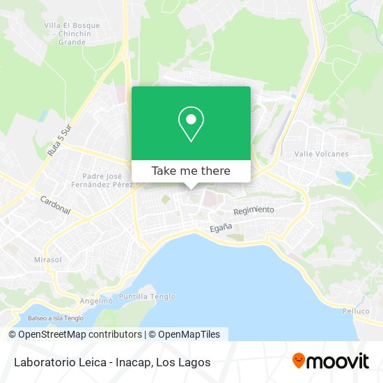 Laboratorio Leica - Inacap map