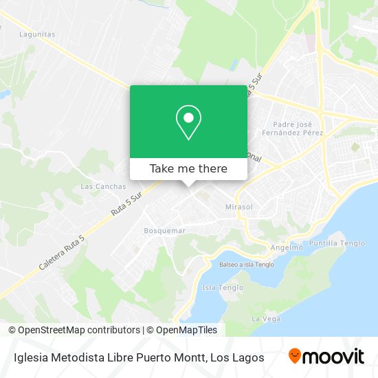 Iglesia Metodista Libre Puerto Montt map