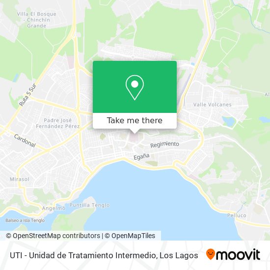 UTI - Unidad de Tratamiento Intermedio map