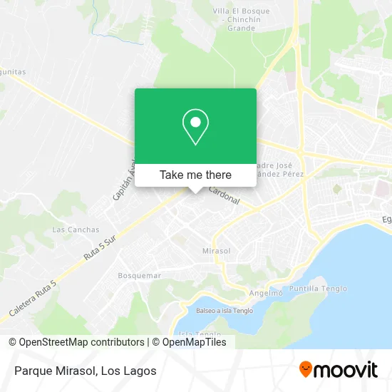 Parque Mirasol map