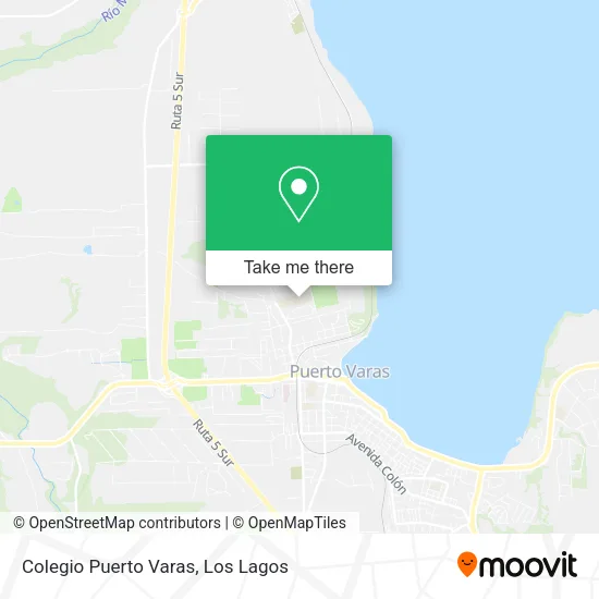 Colegio Puerto Varas map