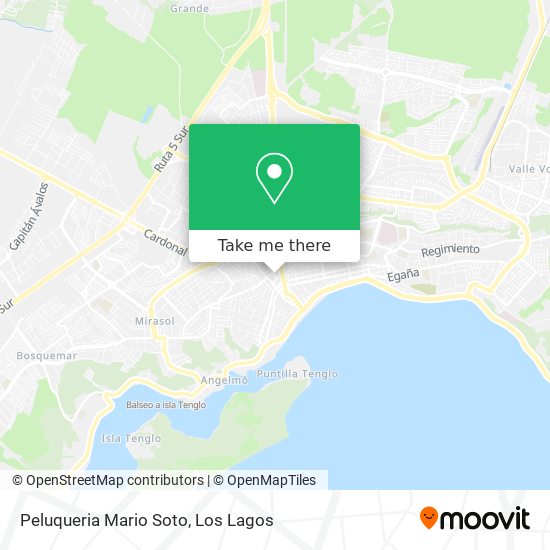 Mapa de Peluqueria Mario Soto