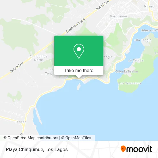 Playa Chinquihue map