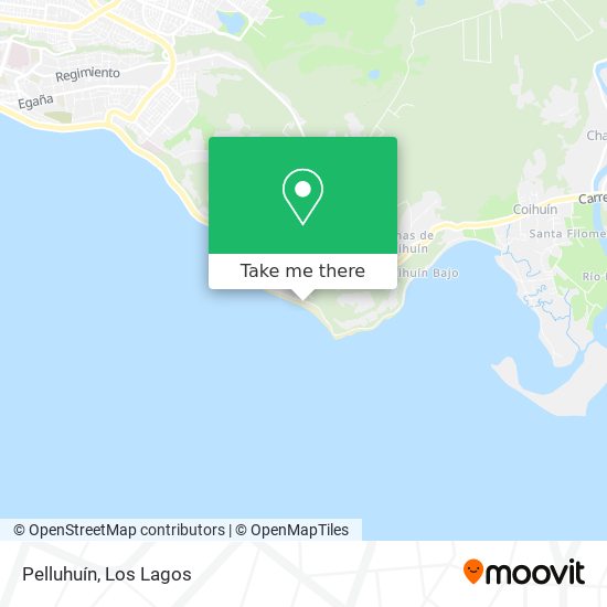 Mapa de Pelluhuín