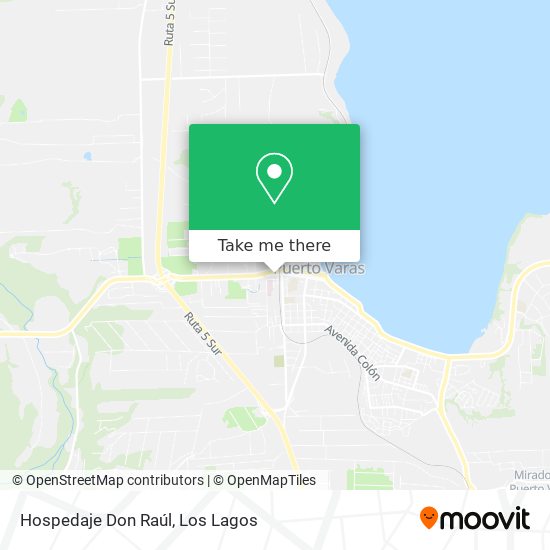 Hospedaje Don Raúl map