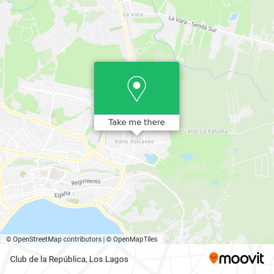 Mapa de Club de la República